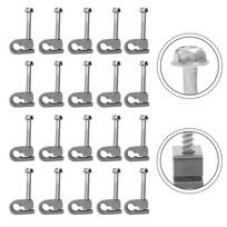 For Starlink Cable Management Kit 20 Pieces Wire Clamps and Screws Plastic Gray
