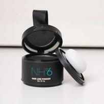 NH°6 Plaukų linijos pudra | Maskuojantis šaknų atnaujinimas | Ilgai išliekanti | Matinė apdaila | Smulkūs milteliai 5 gramai (Natūrali juoda) black