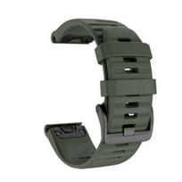 20 26 22mm Strap For Garmin Fenix 7 7X 7S 6S 6 6X Pro 5S 5 5X Plus Epix Pro Silicone Quick Release Watch Easyfit Wrist Band 22mm Epix Pro (47mm) armijos žalia spalva