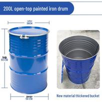 Jundingying 200L atviras dažytas geležinis būgnas gray