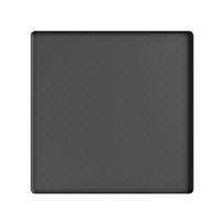 50x50CM Apsauginis silikoninis kilimėlis šaldytuvo lašų surinktuvui su paaukštintais kraštais, neslystantis Black A black