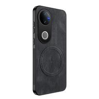 For VIVO V50 Fashion Lightning Leather Silicone Case For Vivo V50 Magnetic Wireless Charge Shockproof Cover For Vivo V50 Shell vivo V50 juoda