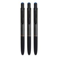 Pentonic G-RT 0.7mm Gel Pen Blue Ink Smooth Writing Quick Dry Blister Pack for Office School Notes  3 Pens black