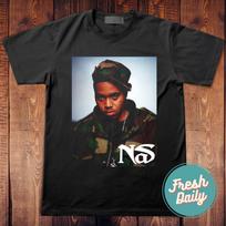 Nas Unisex T Shirt Rap Shirt illmatic XXXL brown