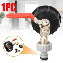 IBC bako adapteris S60X6 prie žalvarinio čiaupo 1/2 colio keičiamos vožtuvo jungiamosios detalės one size gray