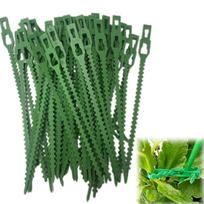 50-1000pcs Adjustable Plastic Plant Cable Ties Reusable Cable Ties for Garden Tree Climbing Support Plant Vine Tomato Stem Clip (Green,50pcs) black