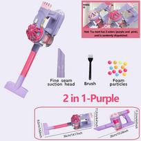 Kids Simulation Electric Vacuum Cleaner Toy Set Housekeeping Role Play Educational Toys for Toddlers Perfect Gift for Girls Boys white