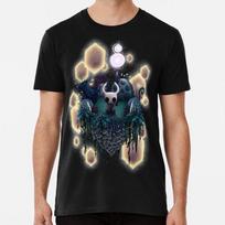Hollow Knight Game Art T-shirt XL beige