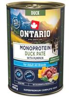 Ontario Monoproteino konservai šunims su antiena ir moliūgais, 400 g