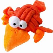 Žaislas šuniui - Coockoo Bobble - linksmas oranžinis paukštis, 8.5 cm