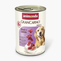 Animonda GranCarno Adult Beef + Lamb: konservai šunims su šviežia jautiena ir ėriena, 400 g