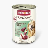 Animonda GranCarno Adult: konservai šunims su elniena, pagardinta obuoliais, 400 g