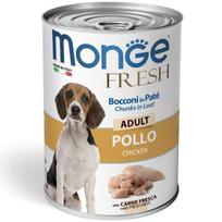 Monge Fresh Pate and chunkies Chicken - konservai šunims su vištienos gabaliukais, 400 g