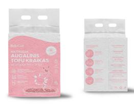 Kraikas katėms TOFU BeloCat, vyšnių žiedų kvapo, 6 l (2,5 kg), 2 mm granulės
