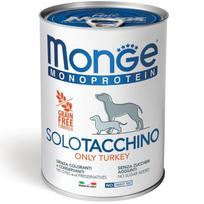 Monge Monoproteico Solo Tacchino – Monoproteininiai konservai šunims su gryna kalakutiena, 400 g