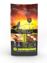 Ambrosia begrūdis su šviežia kalakutiena ir antiena sausas maistas šunims, Fresh Turkey & Duck 12kg