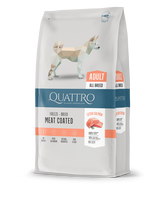 QUATTRO Extra Salmon su lašiša sausas šunų pašaras, 3kg