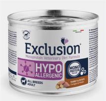 Exclusion Hypoallergenic konservai šunims su triušiena ir bulvėmis 200 g