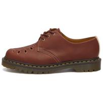 Dr. Martens 1461 Leather Rolled Scratched Hollow Casual Shoes Men sneaker Brown 31855854 41 brown