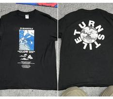 Turnstile Glow On Love Connection Tour T Shirt 2 sided black tee Unisex T-Shirt XXXXL white