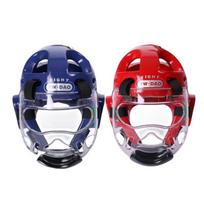 WEZHO Karate Protective Face Mask Helmet red