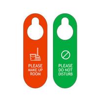 Hotel Bulletin Board Door Hanger Tags Do Not Disturb Signs Cleaning Label Door Knobs Hanger Pendant