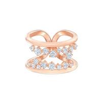 Swarovski North Glamūrinio dizaino dirbtinio krištolo žiedas Moteriški žiedai 5512431 52 beige