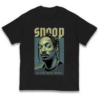 Snoop is the real Dogg Kids T Shirt 150 gray