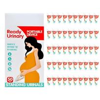 Reusable Female Urinals Waterproofed Paper for Outdoor Adventures Pregnancy Camping Emergency Use rožinė