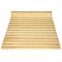 Medinis lovos rėmas su grotelėmis ant čiužinio dirželio 100 X 200 cm