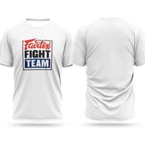 Nauji vasariniai greitai džiūstantys vyriški marškinėliai Kovinis kostiumas Fairtex spausdintas Sportiniai patogūs ir pralaidūs orui laisvi trumparankoviai moteriški viršutiniai drabužiai XXS juoda