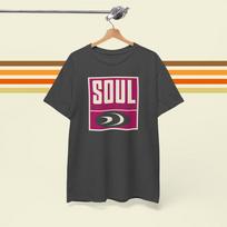 Soul Records 60's Vintage Vinyl Label Premium Unisex T-Shirt XL black
