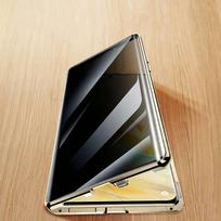 Anti Peeping Case for Huawei P60 P50 P40 Pro, Double Sided Tempered Glass,Metal Frame with Lens Protector Phone Bumpers for Huawei P60 Pro auksas
