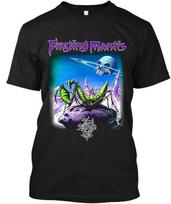 Limited New List Praying Mantis Time Tells No Lies English Heavy T-Shirt S-4XL XXXL blue