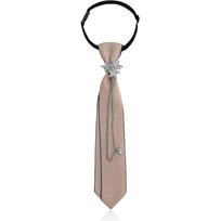 Stars Women Tie, Adjustable Bowties for Wedding Prom | Star Chain Design, Adjustable Strap, Matches Dress Shirts, for Wedding Prom Formal Events smėlis