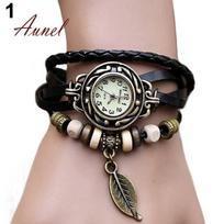 Smart Bracelet Tree Leaf Decoration Quartz Wrist Watch juoda