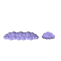 Cloud Wrist Rest for Computer Keypad Arm Wrist Rest Base Extended Rest Ergonomic Memory Foam for Keypad Mouse Typing violetinė