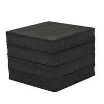 4-24pcs Washing Machine Anti Vibration Pad Shock Proof Square Non Slip Foot Refrigerator Floor Furniture Protectors Mat 10*10cm black