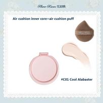 Flower Knows Bunny Garden Cushion Cream Moisturizing Foundation Make-up,Reusable Powder Box,Only Containing Replacement Core white