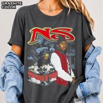 Nas Illmatic 'The World Is Yours Rap Hip Hop Music T-Shirt, Comfort Colors, Bella & Canvas, Gildan Tee and SweaT-Shirt FD 2XL gray