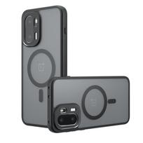 OnePlus Ace 6 15R dėklas Atsparus smūgiams Magnetinis Matinis PC+TPU Atsparus pirštų atspaudams Skaidrus dangtelis OnePlus ACE6 OnePlus Ace 6 gray
