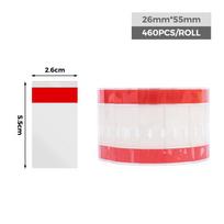 Bubble Tea Cup Adhesive Sealing Stickers Individual Disposable Seals 360 Sheets Per Pack for Festival Drink Booth Use A1 white