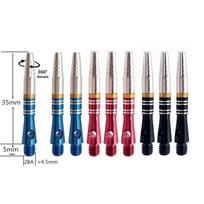 Darts Shafts Darts Stems Aluminium Shafts Multiple Metal Stems Professional Darts Accessories 2BA raudona
