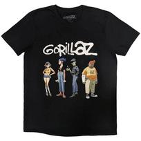 Gorillaz Unisex T-Shirt: Spray Logo Group (XX-Large) M gray