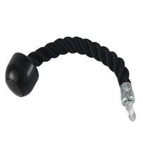 Heavy Duty Fitness Attachment Cable Multi-Use Gym Pulldown Rope  Bodybuilding Exercise Single Rope black