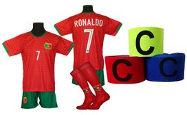 RONALDO PORTUGAL children's football kit size 140 + headband