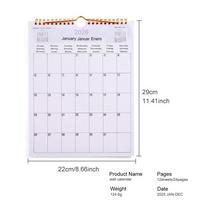 2026 Calendar 2026-2026 Calendar Planner Multilingual Coil Planner Agenda Organizer Scheduling For Home Office School Classroom white