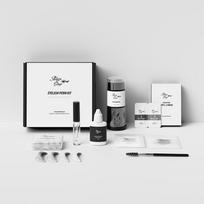 Korėjietiškas blakstienų pakėlimo rinkinys Ardonshop DIY Profesionalus blakstienų rietimo rinkinys Pagaminta Korėjoje 10 RINKINIŲ 10 SETS gray