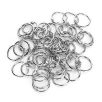 Tinplate Book Binder Loose Leaf Opening Circle Hoops for Scrapbook Album Stationery SuppliesSQ 19 gray