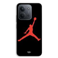 Case For Xiaomi Redmi 15C 5g Jordan logo 23 nike basketball red color Manacase juoda